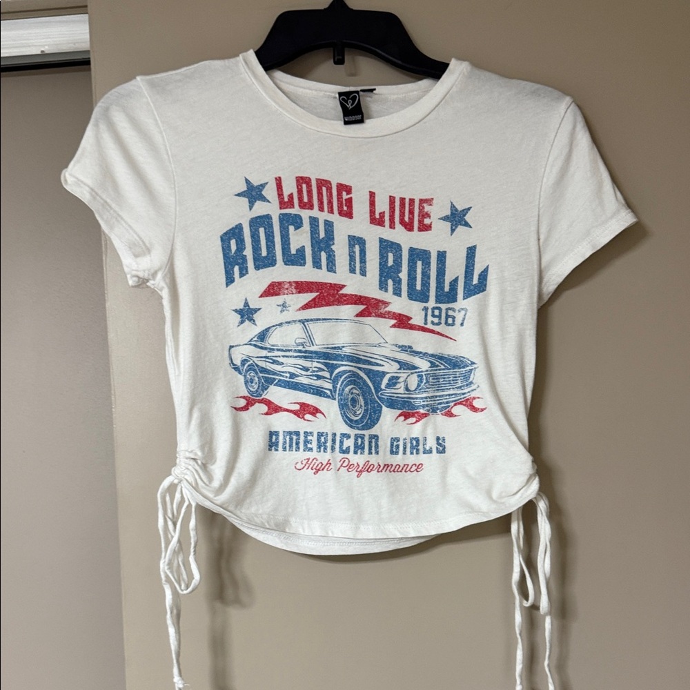 Windsor White American Girls Graphic Tee